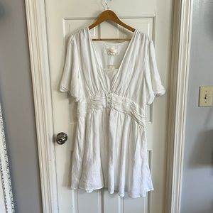 White Sun Dress, Anthropologie XL